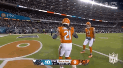 Chicago Bear Player Donta Foreman Touch Down GIF