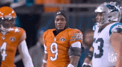 Chicago Bear Player Jaquan Brisker Helmet Down GIF