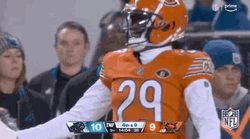 Chicago Bear Player Tyrique Stevenson Hands Down GIF