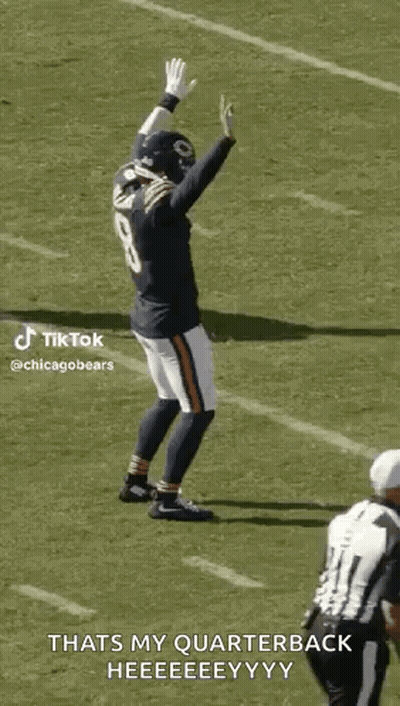 Chicago Bears Player Dancing On Field GIF