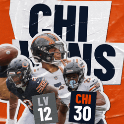 Chicago Bears Winning Score GIF