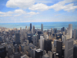 Chicago Blue Sky GIF