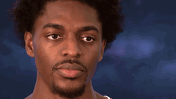 Chicago Bulls Blinking Guy Justin Holiday  GIF