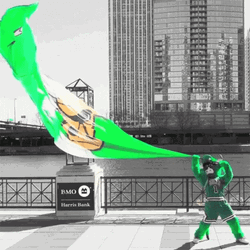 Chicago Bulls Green Flag GIF