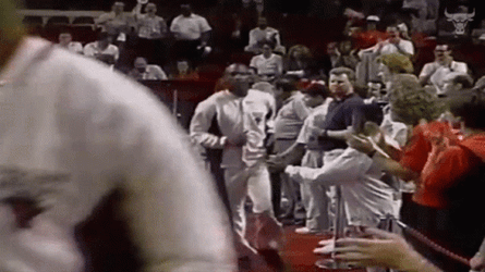 Chicago Bulls Players Entrance On The Game GIF