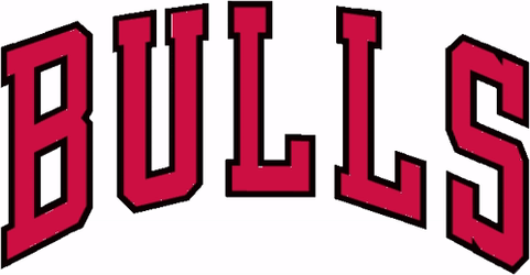Chicago Bulls Red And White Logo GIF
