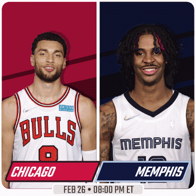 Chicago Bulls Vs Memphis Grizzlies Feb 26 GIF