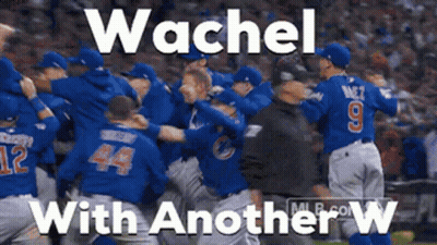 Chicago Cubs Celebrating Win GIF