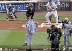 Chicago Cubs Demonstrating Serve GIF