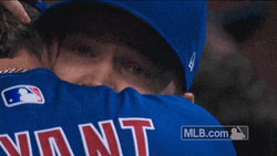 Chicago Cubs Emotional Hug GIF
