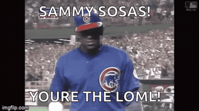 Chicago Cubs Player Says Sammy Sosa Youre The Loml GIF