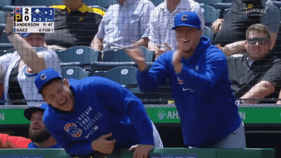 Chicago Cubs Players Laughing GIF