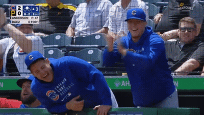 Chicago Cubs Players Laughing GIF