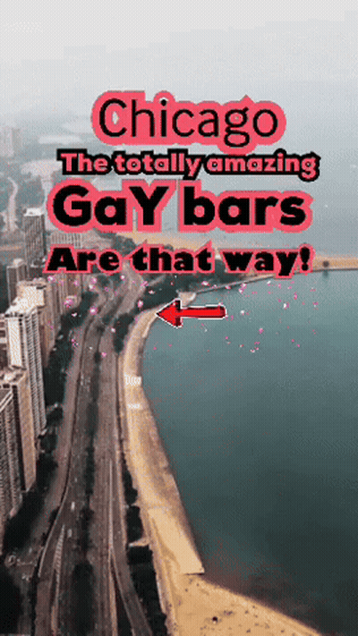 Chicago Gay Bars Are That Way Sign GIF