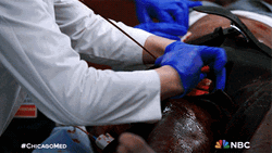 Chicago Med Blood Splatter On Clothes GIF
