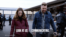 Chicago PD Couple Communication GIF