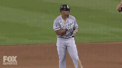 Chicago White Sox Baseball Player Standing On Field GIF