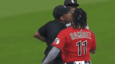Chicago White Sox Players Fighting GIF