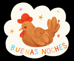 Chicken Buenas Noches Feliz Noche GIF