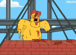 Chicken Chasing Fortnite Peter Griffin GIF