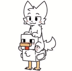 Chicken Jockey Minecraft Meme GIF
