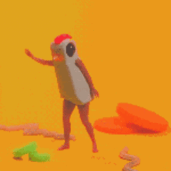Chicken Mascot Dance Jamming GIF