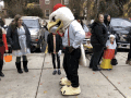 Chicken Mascot Michael Jackson Moonwalk GIF