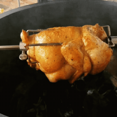 Chicken On Rotisserie GIF
