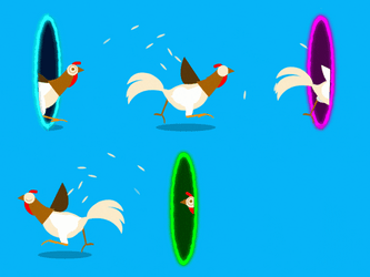 Chicken Run Portal GIF