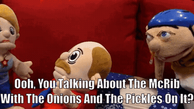 Chicken Sandwich On A Bun With Sauce GIF