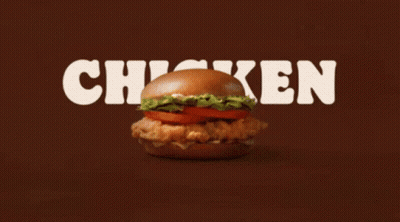 Chicken Sandwich With Lettuce Tomato Bacon GIF
