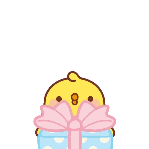 Chicken With Hearts In Eyes Sticker