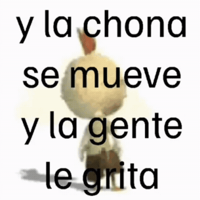 Chicken Y La Chona Se Mueve Y La Gente Le Grita GIF