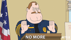 Chief Randall Crawford No More GIF