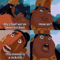 Chief Tannabok And Rick Astley Roll Meme GIF