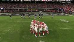 Chiefs Hilarious Spinning Huddle Globe GIF