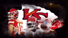 Chiefs Logo With Yellow Lightning GIF