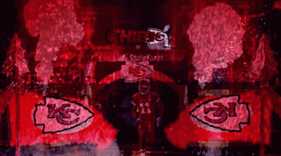 Chiefs Player In Front Of State Farm Sign GIF