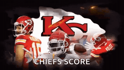 Chiefs Score Displayed On Poster GIF