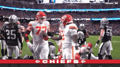 Chiefs Vs Raiders Football Game GIF