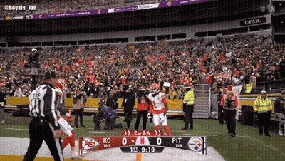 Chiefs Vs Steelers Football Game GIF