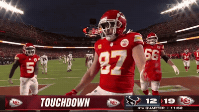 Chiefs Vs Texans Football Game GIF