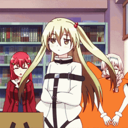 Chifuyu Himeke In Straight Jacket GIF