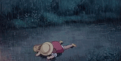 Chihiro Spirited Away Faceplant Crying GIF