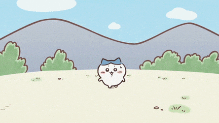 Chiikawa Anime Hachiware Running GIF