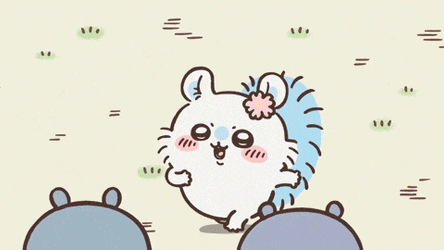 Chiikawa Momonga Tail Swish GIF