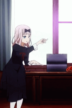 Chika Dance Anime Girl Cute Peace Sign GIF