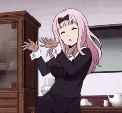 Chika Dance Singing Finger Pointing Anime GIF