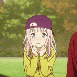 Chika Fujiwara Anxiously Waiting GIF