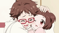 Child Anime Cuddle GIF